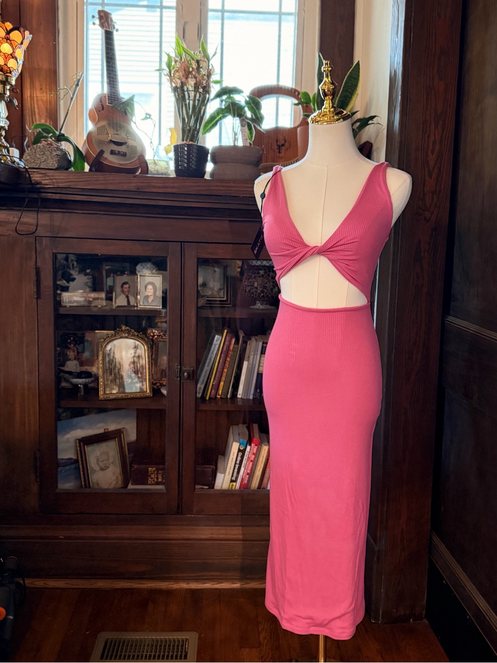 Nwt Skatie Amelia Ribbed Dress In Pink Size Xs — image 5 of 8